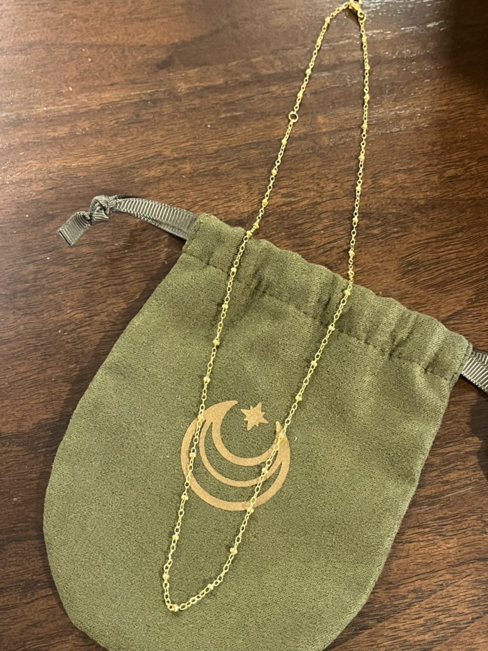 Jane Win 18 inches beaded chain